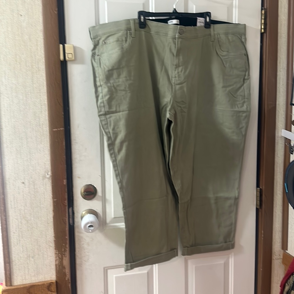 *FINAL* SONOMA GIRLFRIEND ANKLE JEANS: GREEN: NEW WITH TAGS: SIZE 30W - Picture 1 of 4